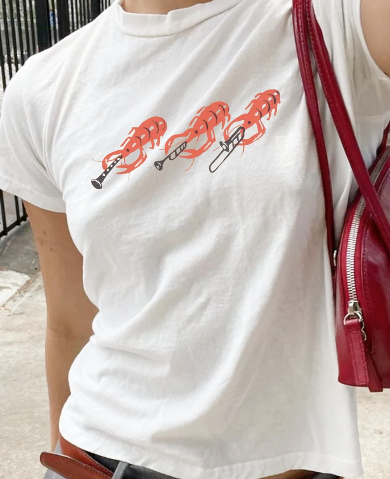 Vintage Crayfish Baby Tee