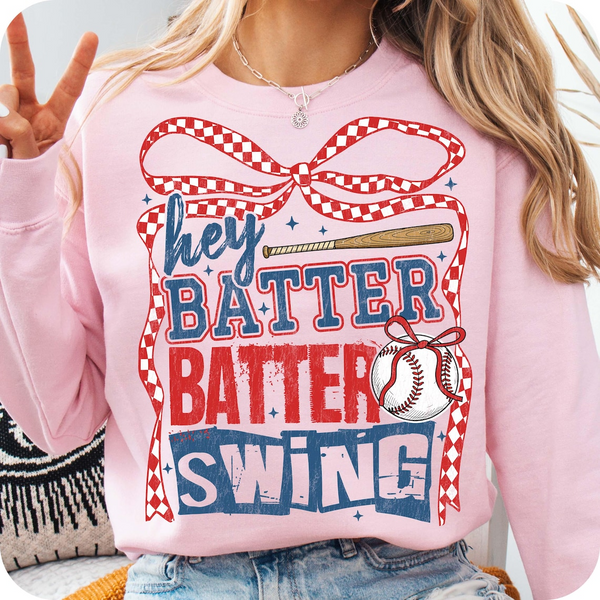 Baseball Hey Batter Batter Swing Sweatshirts