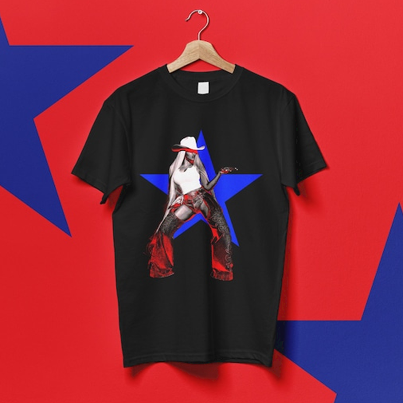 SHE COMING! Beyonc¨¦ Cowboy Carter Tour Inspired T-Shirt