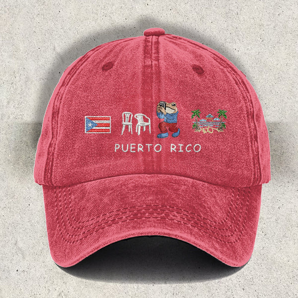 Puerto Rican Album Printed Baseball Cap
